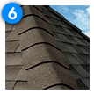 6- Ridge Cap Shingles